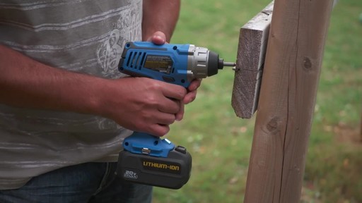 Mastercraft 20V Max 1/4-in Impact Driver - image 6 from the video